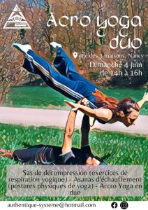 Acro yoga duo